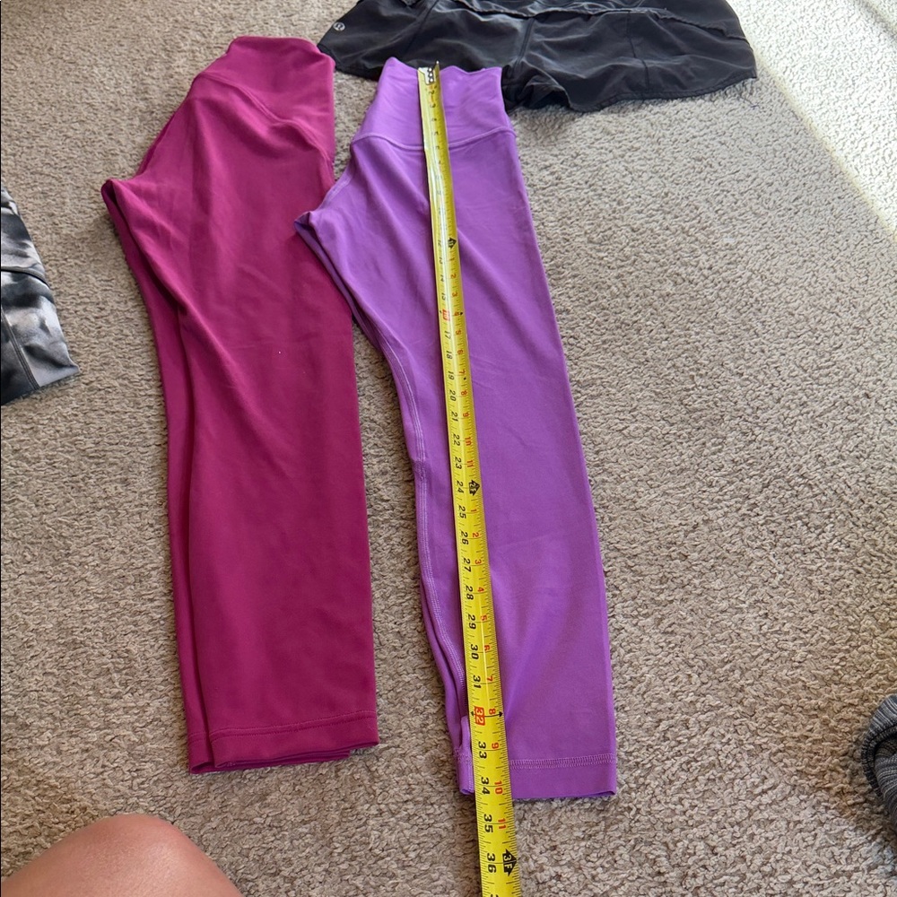 lululemon athletica Black, Magenta and Purple Leggings Set - Picture 6 of 10